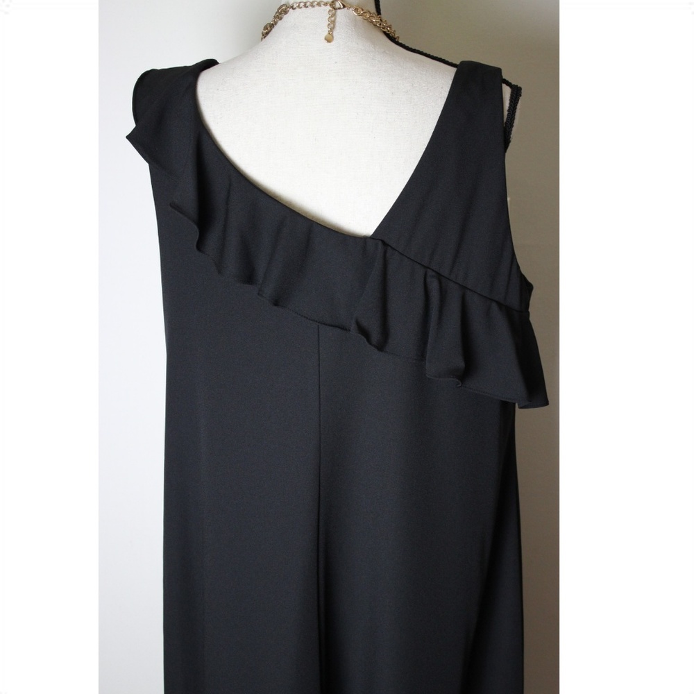 NWOT PLUS Nicole Miller Black Dress Sizes 16W - Picture 5 of 6